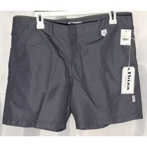 IBIZA Ocean Club Swim Trunks Grey size 34 NWT